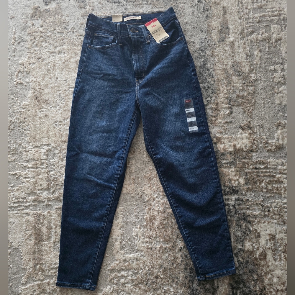 Levi's High Waisted Mom Blue Jeans Classic Denim